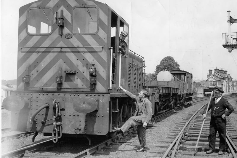 The oldest publicly owned railway pictured in July 1964.