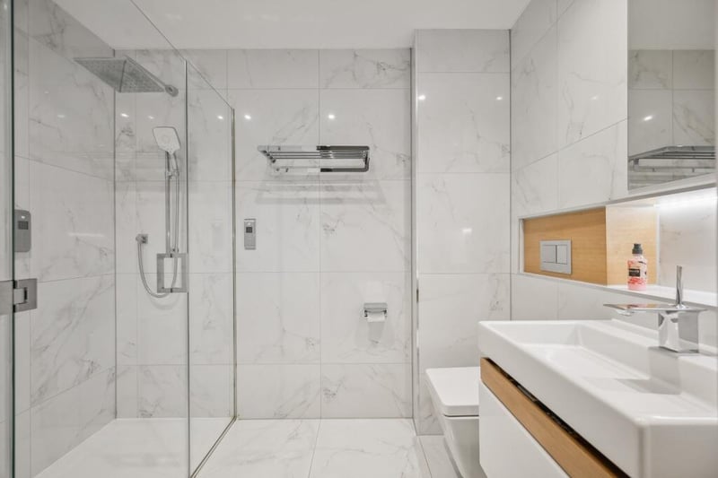 The main bathroom is of superb proportions too and has the same specification as the en-suite including a double shower.