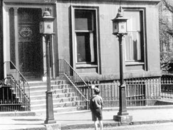 The Provost's lamps at the residence of Thomas Stark Brown, the last provost of Partick before its annexation by Glasgow