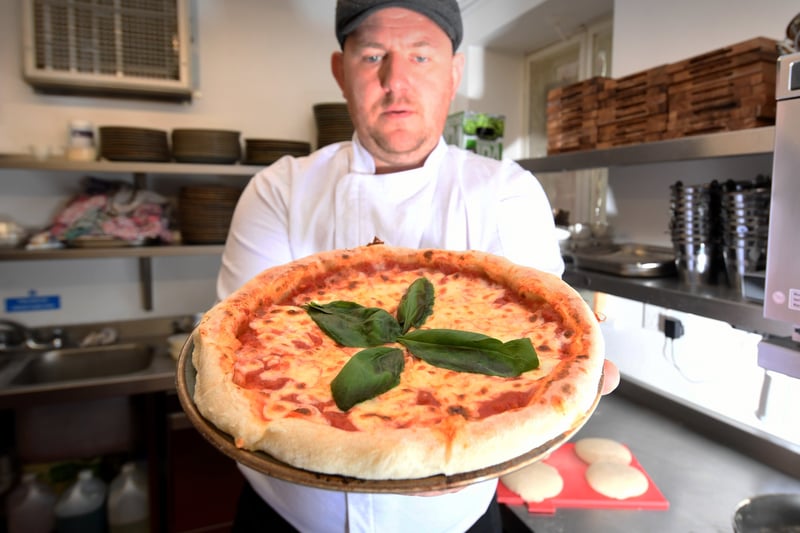 Wood Fire Dine, located in Rothwell, has a rating of 5.0 stars from 240 TripAdvisor reviews. A customer at Wood Fire Dine said: "As ever a perfect pizza! As Mark the owner/chef says good dough, good pizza….bad dough, bad pizza. The dough was perfect!"