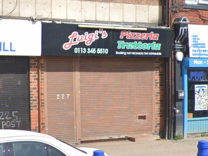 Luigi's Trattoria Pizzeria, located in Halton, has a rating of 5.0 stars from 165 TripAdvisor reviews. A customer at Luigi's said: "This is my favourite little restaurant when we come to Leeds. The service is excellent, the food home cooked and all such reasonable prices. See you when we next come up!"
