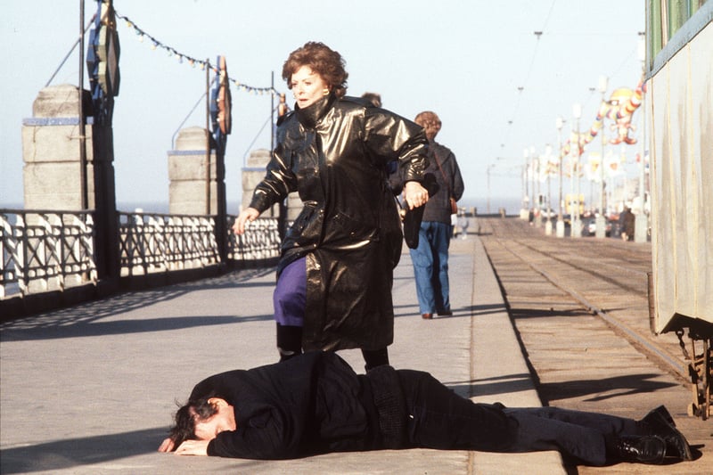 The famous Coronation Street episode where Alan Bradley (Mark Eden) gets run over by a tram in Blackpool after chasing Rita Fairclough (Barbara Knox)