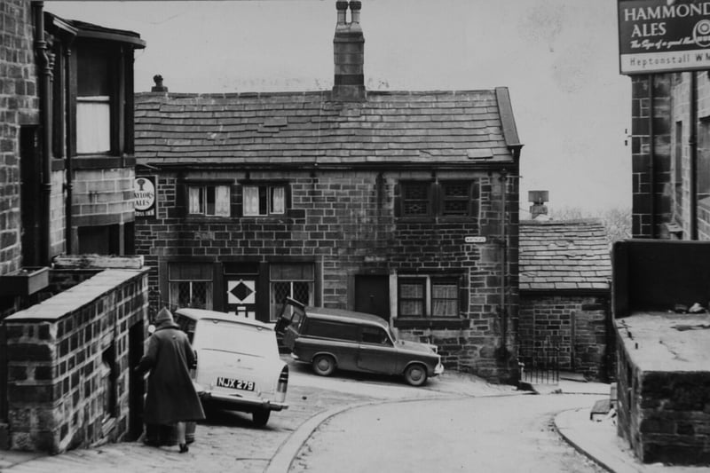 Town Gate in Heptonstall pictured in February 1964.
