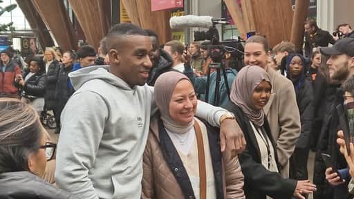 Bugzy Malone visited Sheffield earlier today ahead of the MOBO Awards in the Steel City this evening