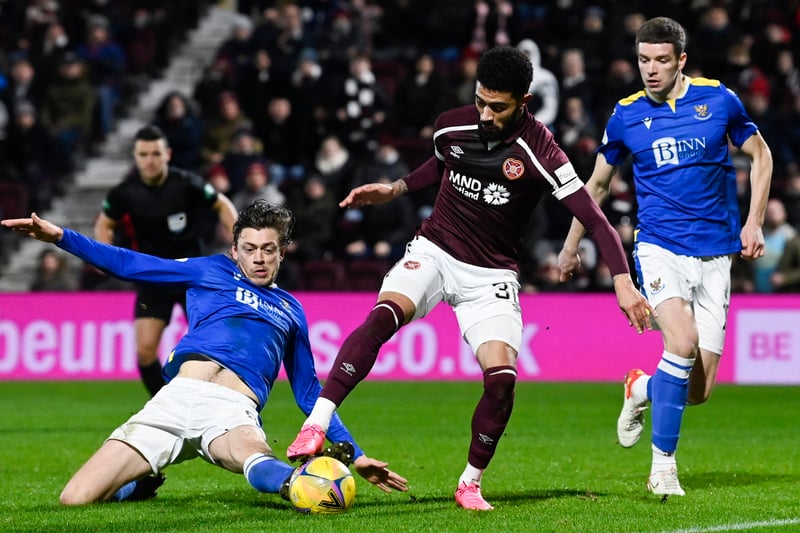 A brace for Josh Ginnelly helped Hearts secure all three points at Tynecastle. 