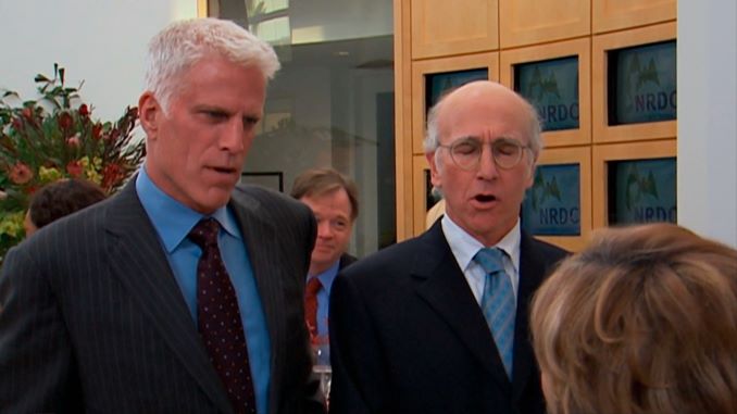 Fourth place goes to the second episode of season six, released in 2007. Larry is furious when he finds out that Ted Danson has matched his charitable donation but has chosen to stay anonymous - instead of getting a building named after him like Larry. Meanwhile, Cheryl is similarly angry about a stain in the guest bedroom.