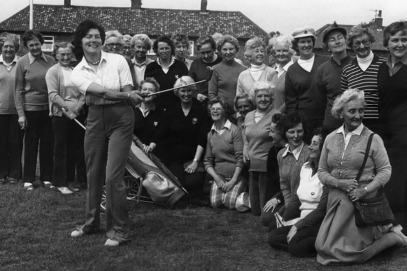 South Shields Golf Club's ladies captain Christine Bage tees off at Cleadon Hills club course in May 1982. Are you in the picture?