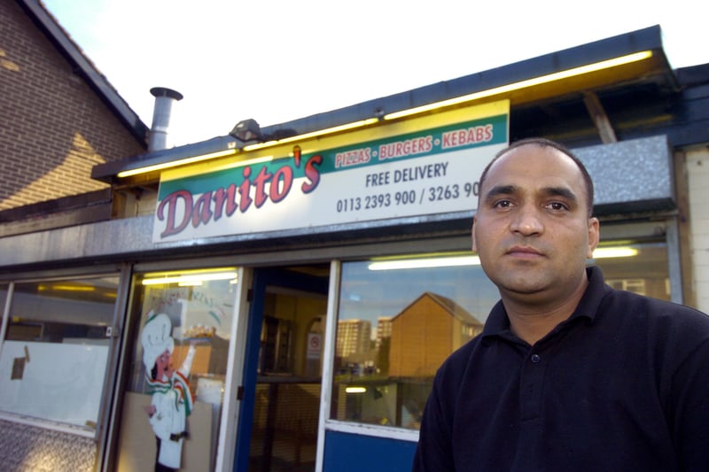 This is Nadeen Chaudary, owner of the Danito's takeaway on Henconner Lane. Pictured in August 2007.