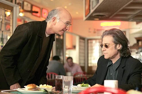 In just 31 minutes Larry suffers a near-death experience, discovers a secret about his father, and has a sandwich named after him. It was the first episode of season five and first broadcast in 2005.