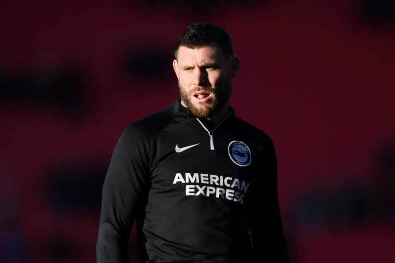 The veteran is due to become a free agent again with his Brighton deal running out soon. 