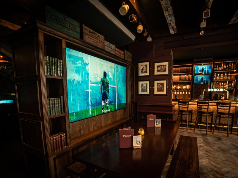 Brotherhood’s new look includes several huge screens, new lighting and a
powerful sound system