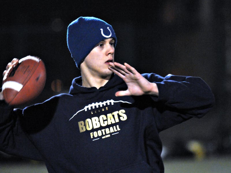Sunderland Spartans American Football team in training at the Raich Carter Centre.
Here's a player in action in 2012.