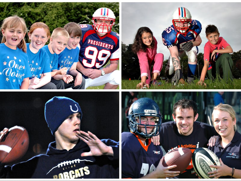Let's go retro with 9 American Football scenes from Wearside.