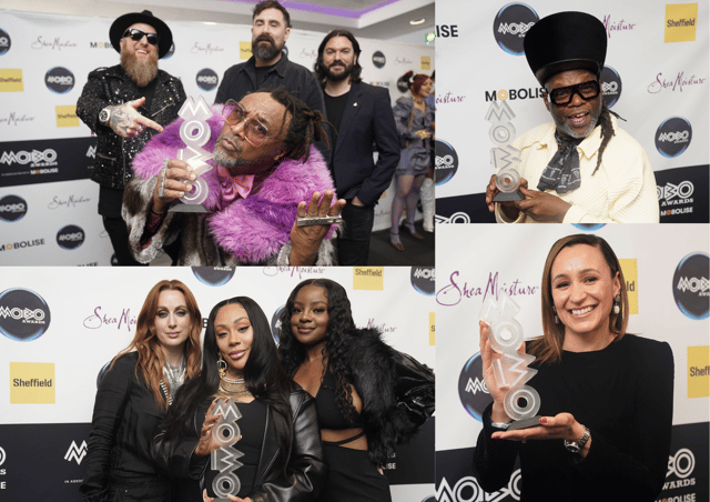 MOBO Awards winners - Skindred, Soul II Soul, Sugababes, Jessica Ennis-Hill.