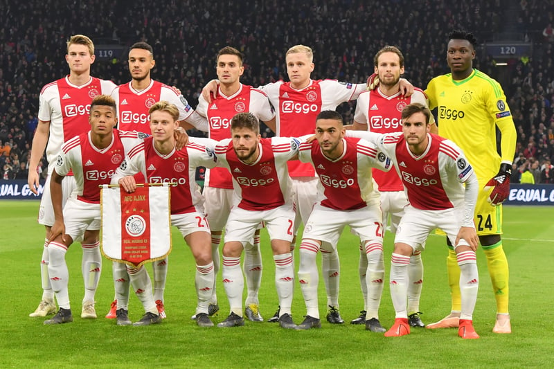 Ajax made a fortune from their 2018/2019 squad, selling the likes of Frenkie de Jong, Donny van de Beek, Hakim Ziyech and Matthijs de Ligt for big money.