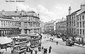 Anderston Cross pictured around 1930. 