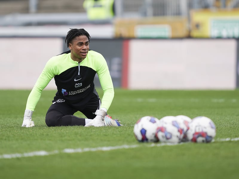 The now former Pompey keeper broke his thumb last November - albeit while on loan at Chelmsford City.