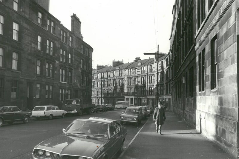 An alternative view of Berkeley Street from a Glasgow Corporation Planning Department document. 