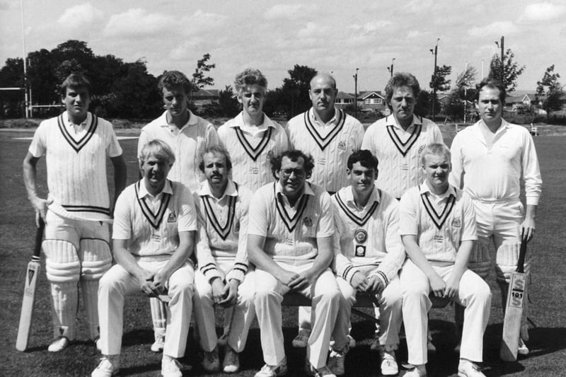Morley, who played in Division 1 of  the Central Yorkshire League, in July 1987. Back row, from left, are Steve Rouse, David Swaby, Kohn Blakeway, Howard Leach, Ray Smith and Ian Exley. Front row, from left, are Barry Haigh, Andy Morgan, Peter Arundel (captain), Richard Benson and Richard Mollett.