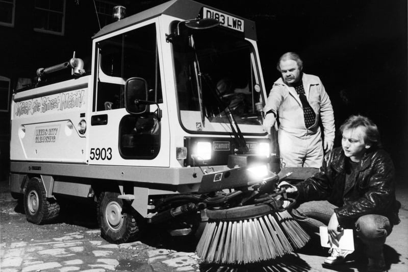 April 1987 and the 'Keep the Streets Neat' litter campaign was costing Leeds City Council £1 million in new equipment including a fleet of 20 Street King cleaners - the latest thing in road sweeping technology.