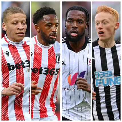 From left: Dwight Gayle, Tariqe Fosu, Josh Onomah and Matty Longstaff