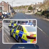 A man fled from police after a crash on City Road, Sheffield, near the junction with St Aiden's Road. Picture: Google