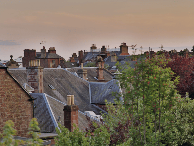 In Angus, life expectancy for women is 81.7 and  life expectancy for men is 78.1 