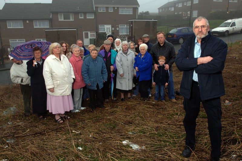 Resident Alan Taylor on a field close to Landseer Way which Leeds City Council want to develop.