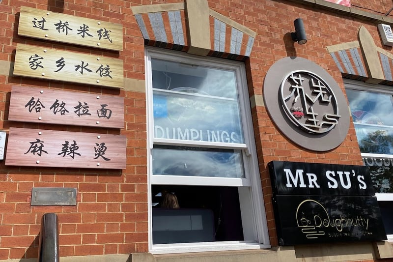 Mr Su's Noodles and Dumplings, Woodhouse, has a rating of 4.3 stars from 219 Google reviews. A customer at Mr Su's said: "Really welcoming staff and superb food! We had the duck and satay chicken noodles and it’s probably the best I’ve had in a long time - also halal! Thank you Sarah for your great service - we’ll be back."