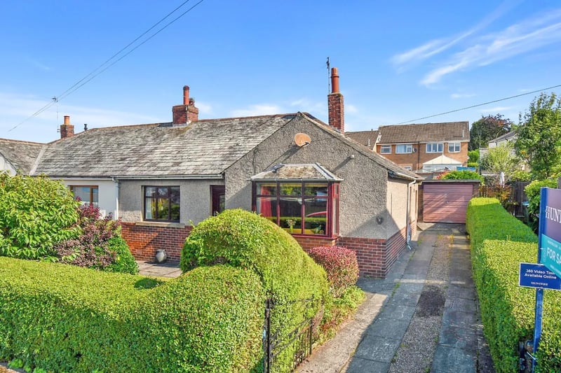 This 2 bed semi-detached bungalow on Ackworth Crescent was last reduced on February 8 by a total of 23.1 percent, to £259,950. 