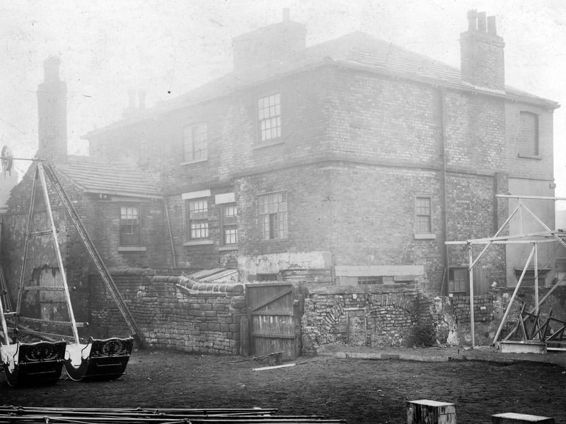 Branch Church Street, surplus land at the back of the Royal Exchange public house. Pictured in March 1915.