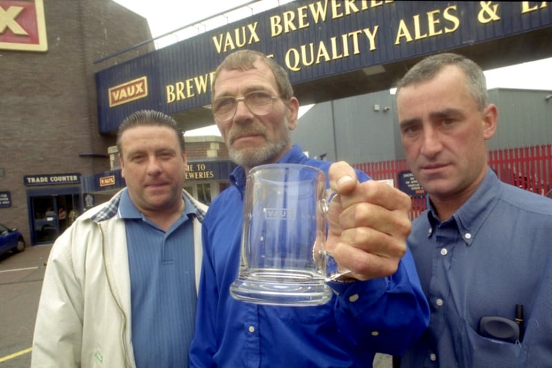 Some more of the workers on their last day at the Vaux site in 1999.