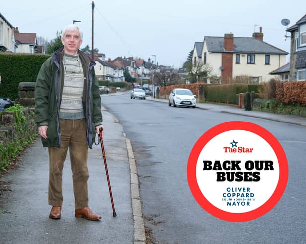 Duncan Froggatt from Sheffield has revealed how difficult it is for him to leave his home due to unreliable buses.