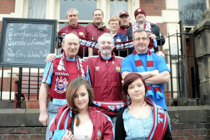 Regulars at the Lord Ashley Pub getting behind South Shields Football Club in 2011. Does this bring back memories?