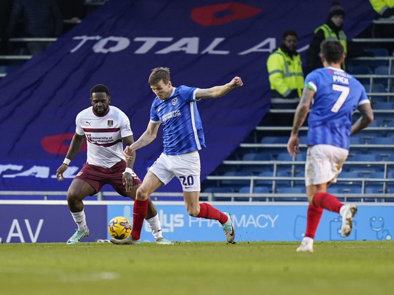 The defender found himself so unlucky to be back on the bench against Northampton as he made way for January signing Tom McIntyre. Raggett will be back among the starters, though, following news that McIntyre is out for the season with a broken ankle. McIntyre's injury is a blow - bit Raggett rarely lets Pompey down.