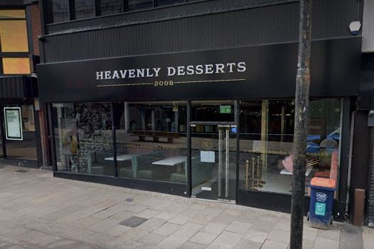 Heavenly Desserts in Cheapside, Preston, offers a choice of eight crepes, with flavours including banana s'mores and biscoff. Google Rating 4.7.