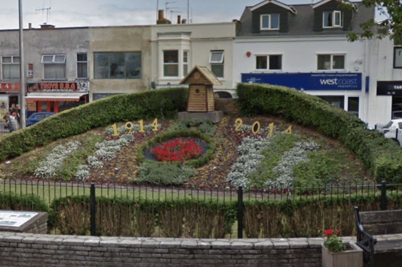 The clock commemorated 100 years since the start of the First World War in 2014