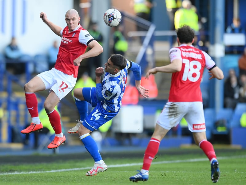 Joined from Rotherham United on Deadline Day. Didn't make his debut last weekend as he has a niggling injury. 