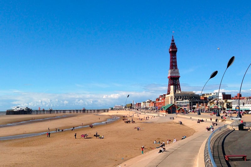 1. Eiffel Tower / Blackpool Tower
The Eiffel Tower is arguably the most romantic landmark in the world - but rather than spending all day queuing to reach the top, couples can visit Blackpool Tower with pretty views over the coastline.