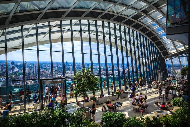 9. Empire State Building / Sky Garden, London 
London’s Sky Garden is a perfect dupe for the stunning views from the Empire State Building in New York, but without all of the crowds. Couples can have a romantic dinner and drinks whilst admiring the gorgeous sunset over London.  