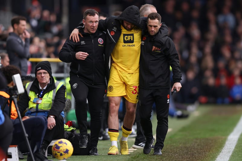 Chris Wilder said on Feb 18: 'Rhys is out for the season with his hamstring issue as well, so yeah, they're big blows. It's tough. Tough to be involved.'