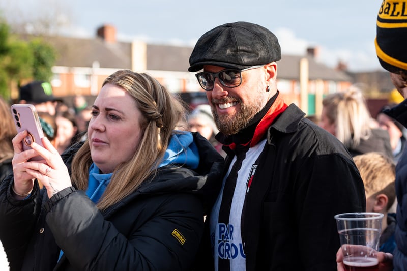 Keith Duffy from Boyzone brought a sparke of pop star glamour to Chorley FC's match with Solihull Moors on Saturday