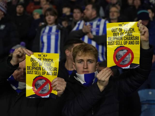 Sheffield Wednesday fans have been protesting the ownership of Dejphon Chansiri 