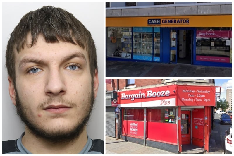 Kieran Robinson-Whinn, of 19, of Stanningley Road, Armley, was jailed for 876 days, which is just under 29 months after admitting to two burglaries. The teenage burglar, who already had five break-ins to his name, targeted two more homes just five days apart, and was caught after he tried to flog his loot at Cash Generator.