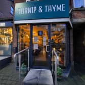 Turnip & Thyme is one of the best restaurants in Sheffield and one of the narrowest.