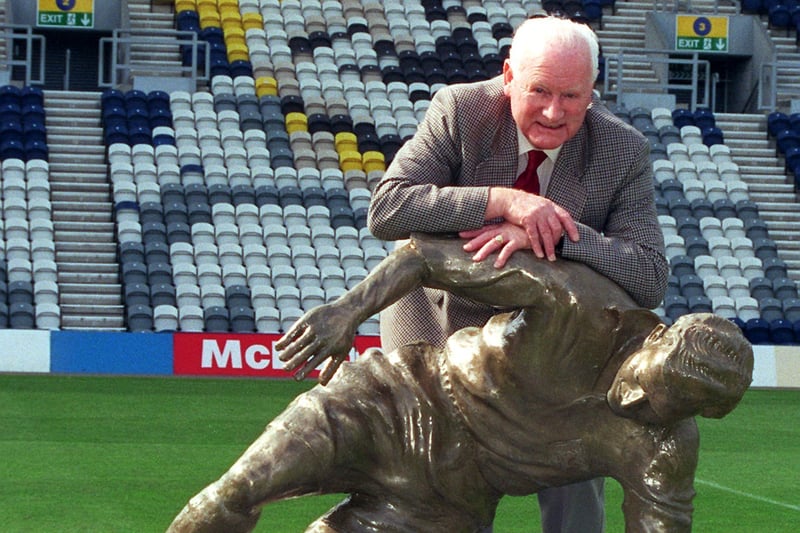 Arguably England's greatest footballer, Sir Tom Finney was born in Preston in 1922, and played for PNE all of his career. He played for England 76 times, scoring 30 goals.