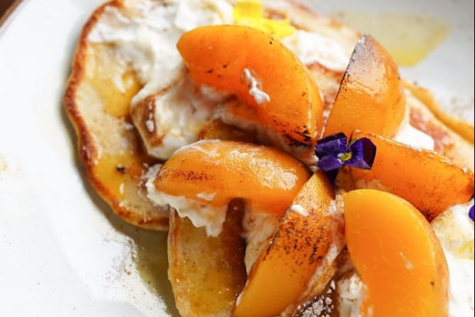 Have your pancakes with a fresh twist at Brunch Club by ordering them with grilled peaches, Greek yoghurt and cinnamon sugar. 67 Old Dumbarton Rd, Glasgow G3 8RF. 