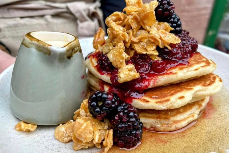 If you are looking for something a bit different, head to Bramble and order the buttermilk pancakes, mixed berry compote, mixed berries, hot peanut butter creamy custard, honey nut cornflake with white Belgian chocolate clusters. 924 Pollokshaws Rd, Glasgow G41 2ET.