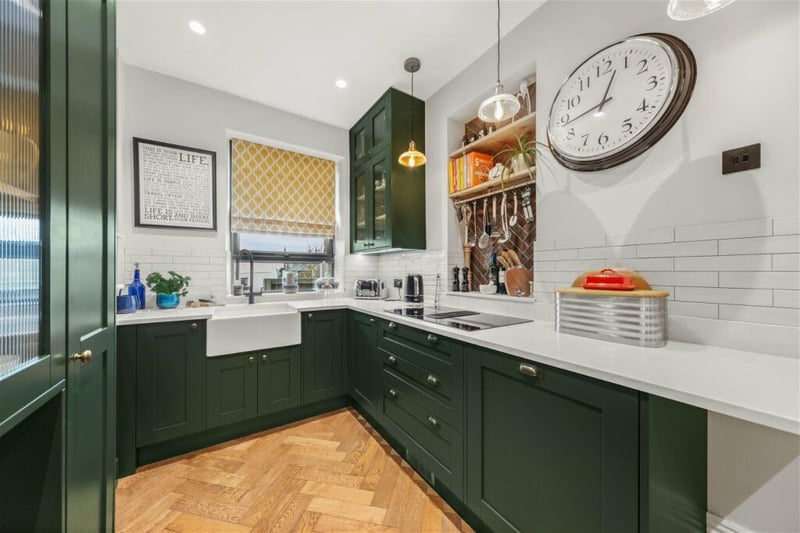The beating heart of the home is this gorgeous separate kitchen.