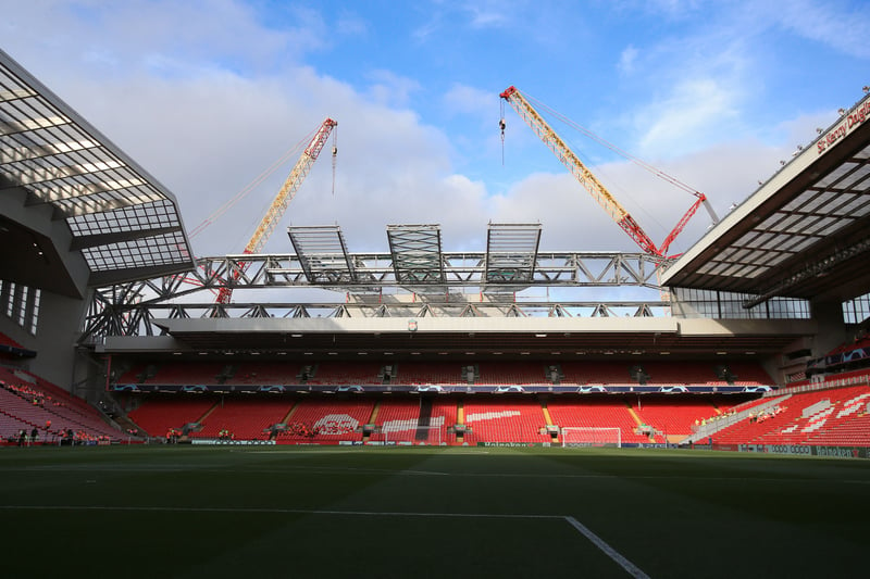 'Excellent progress continues to be made on the development of the Anfield Road Stand as the club progresses towards reaching a full stadium capacity of around 61,000'